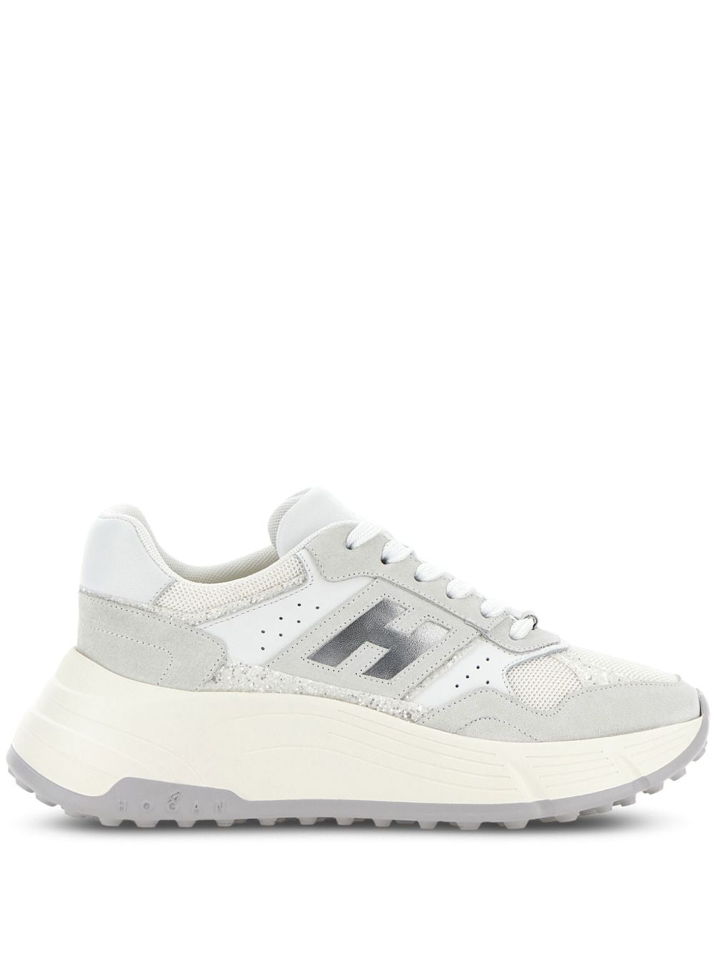 Zapatillas Hogan Pre de piel blanca