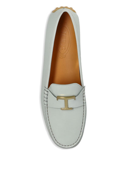 Tod's Grey Flat Shoes — Elegant Women’s Moccasins