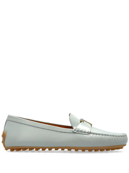 Tod's Grey Flat Shoes — Elegant Women’s Moccasins