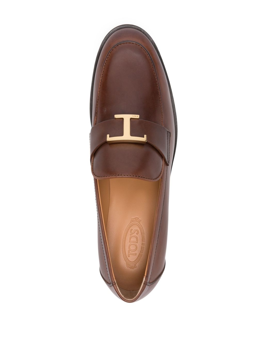 Tod'S Flat shoes Brown leather