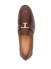 Tod'S Flat shoes Brown leather