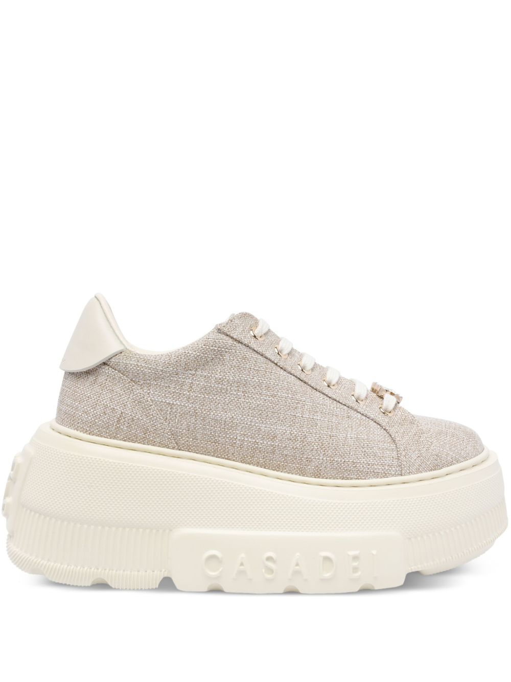 Casadei Sneakers Golden with chunky sole