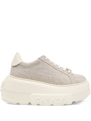 Casadei Sneakers Golden with chunky sole