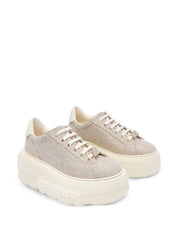 Casadei Sneakers Golden with chunky sole