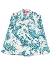 FRS . Chemise Otrera en soie fleurie