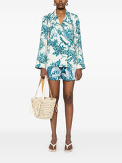 FRS . Chemise Otrera en soie fleurie