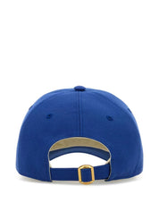 Valentino Garavani Chapeaux Casquette en coton bleu