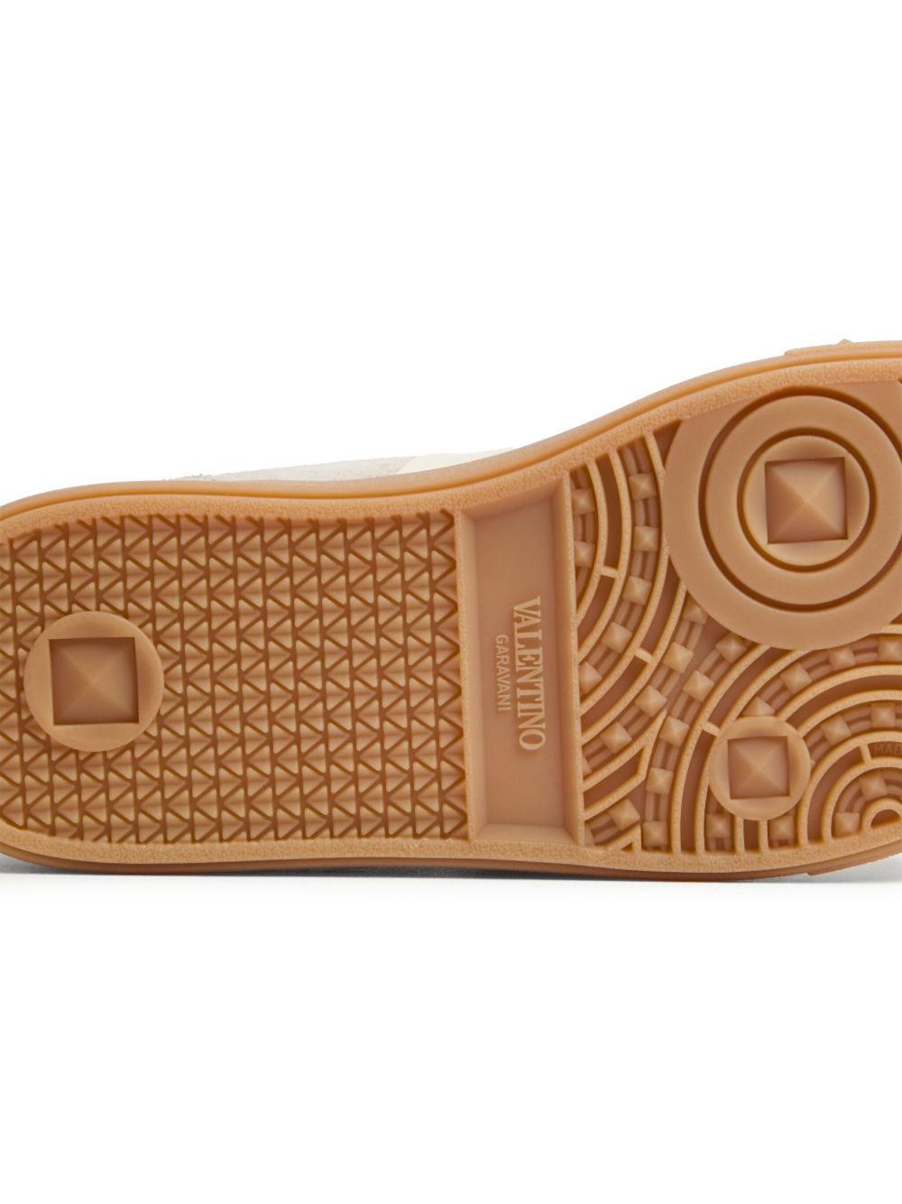 Baskets Valentino Garavani en cuir beige