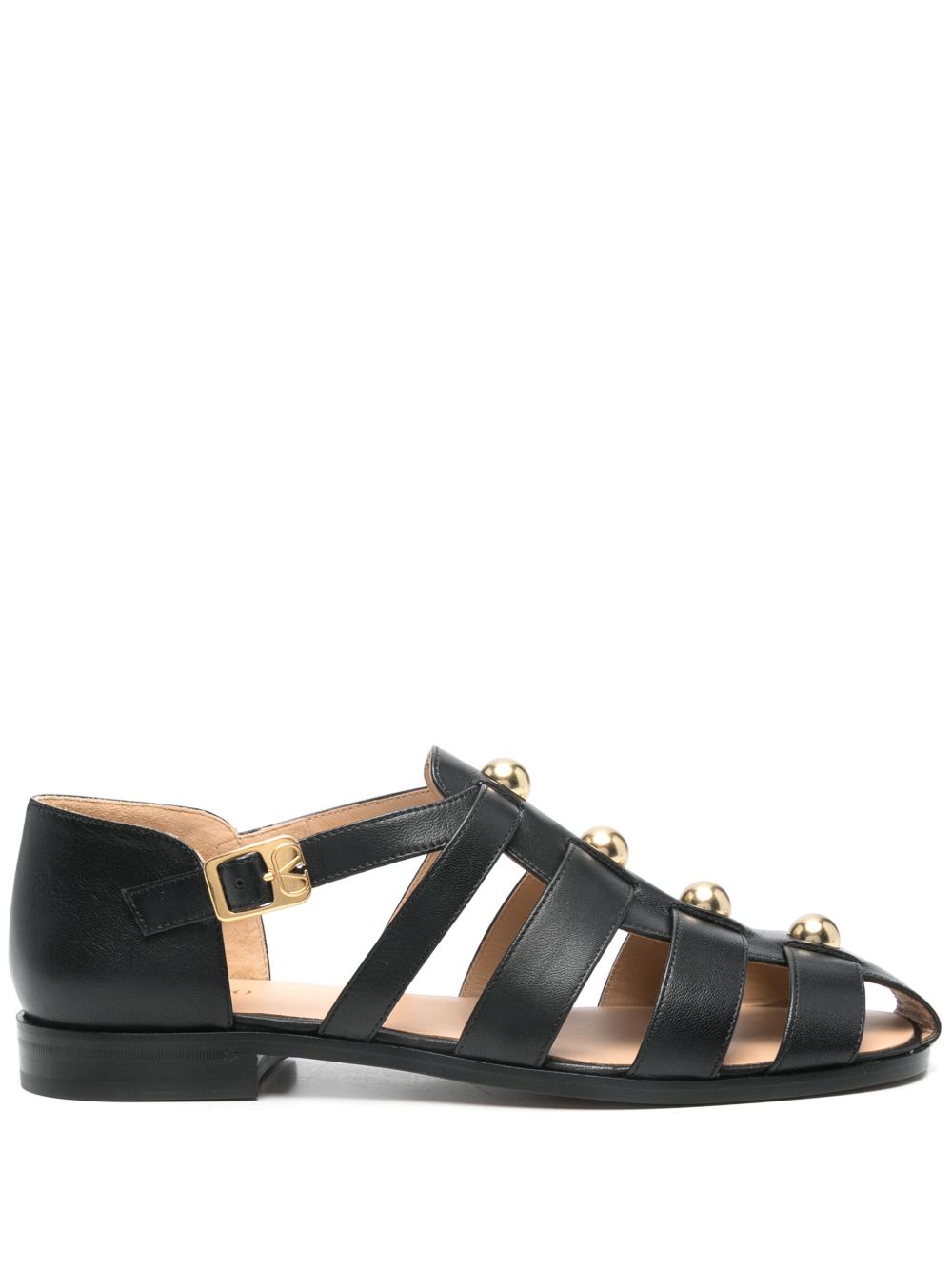 Valentino Garavani Sandals Black leather