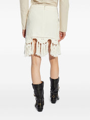 Isabel Marant Skirts White cotton mini skirt
