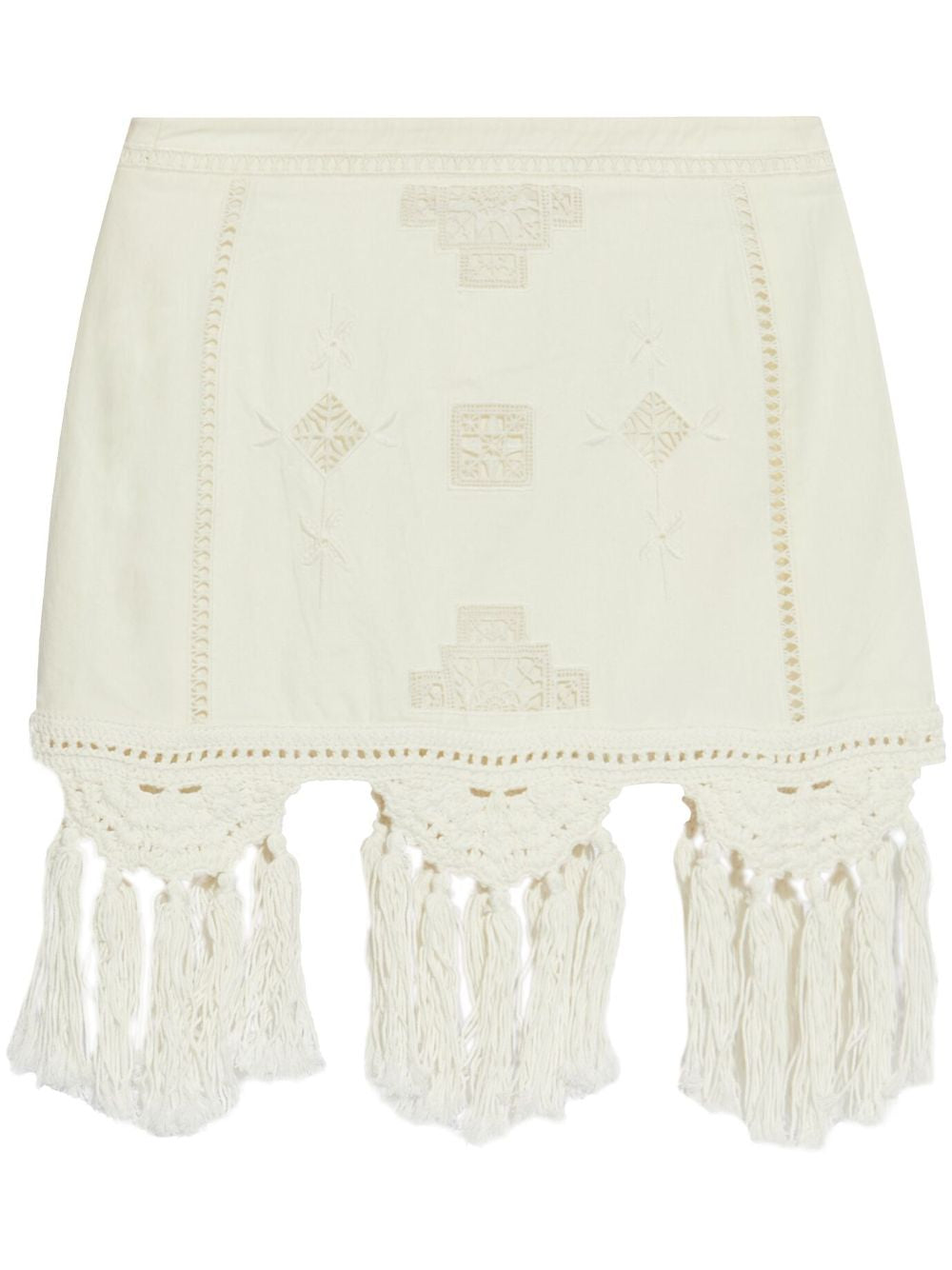 Isabel Marant Skirts White cotton mini skirt