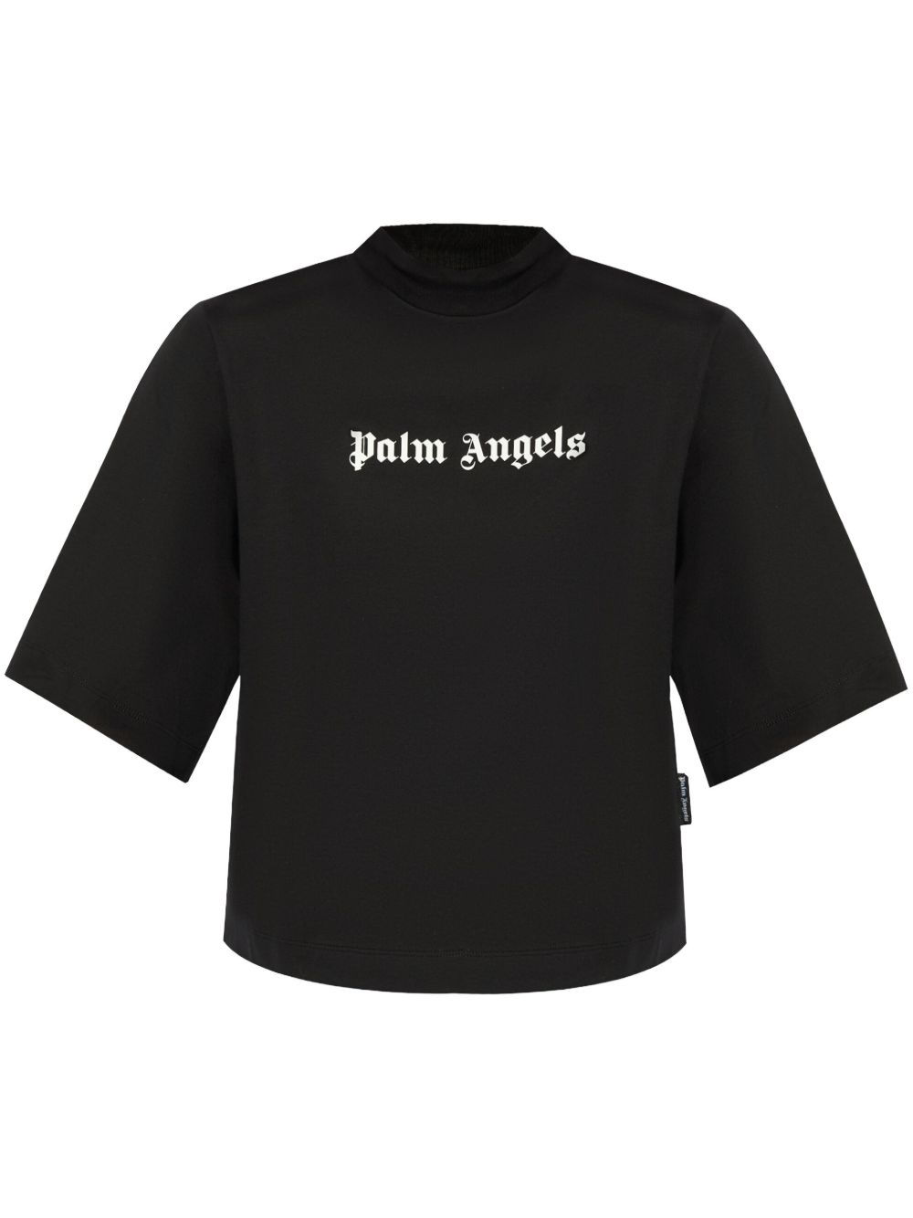 Palm Angels T-shirts and Polos Black crew neck