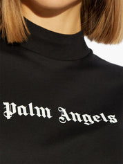 Palm Angels T-shirts and Polos Black crew neck