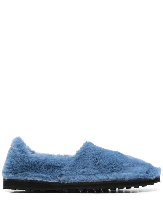 Marni Blue Moccasins — Sleek Flat Shoes for Men