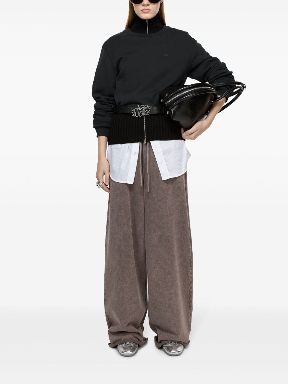 Acne Sweaters Black — Unisex Fit Sweater