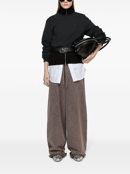 Acne Sweaters Black — Unisex Fit Sweater