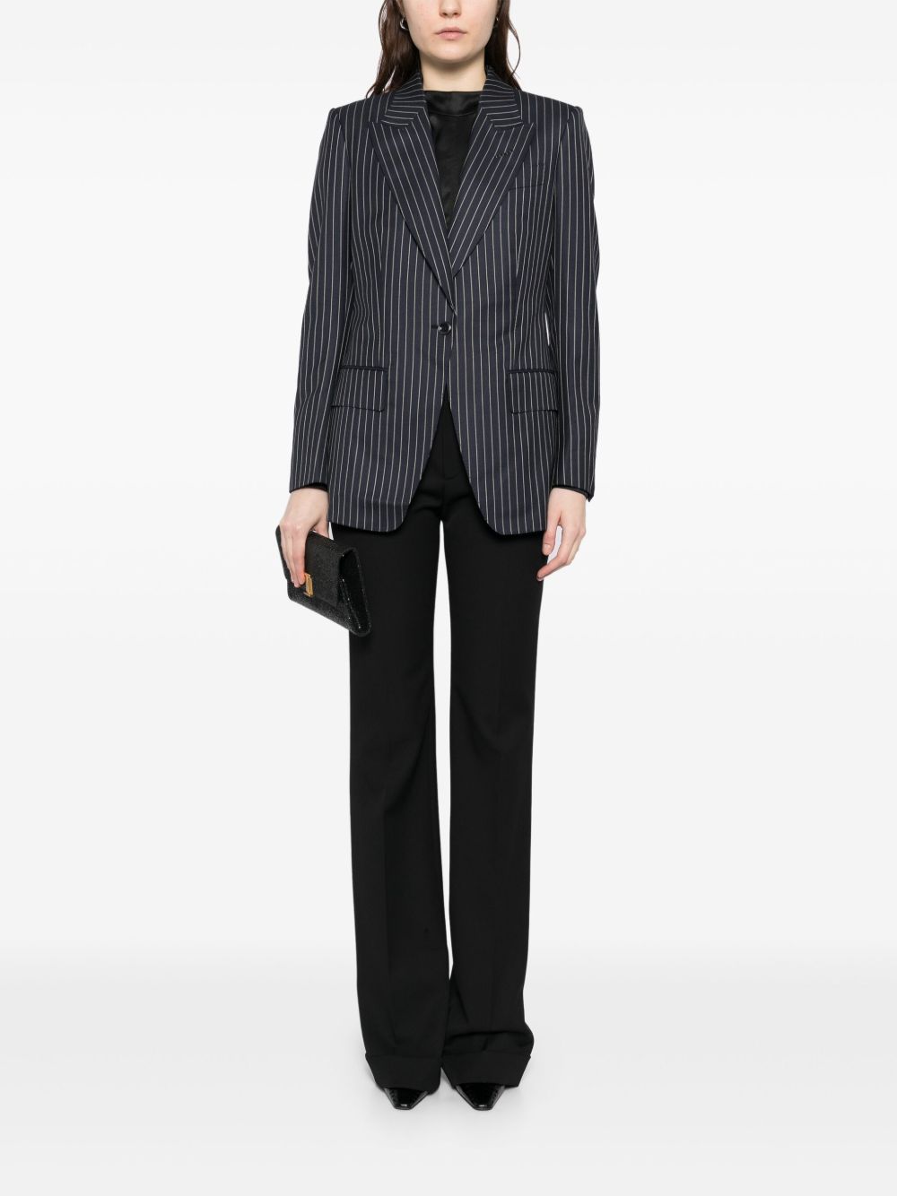 Tom Ford Pinstripe single-breasted blazer in wool