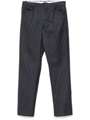 Pantalon rayé bleu marine Tom Ford