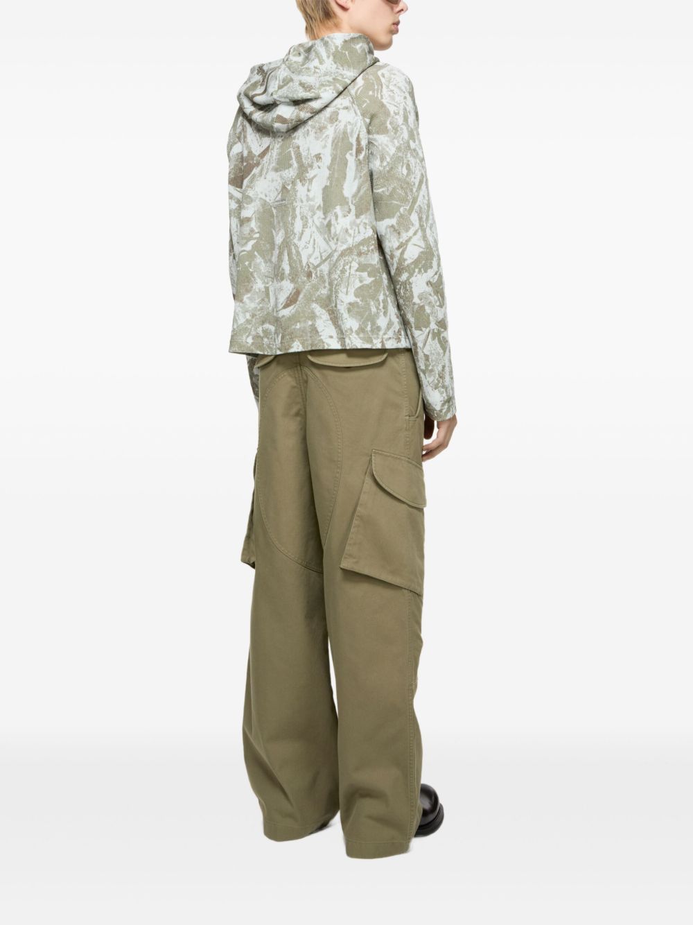 Pantalon vert Acne Studios avec poches cargo