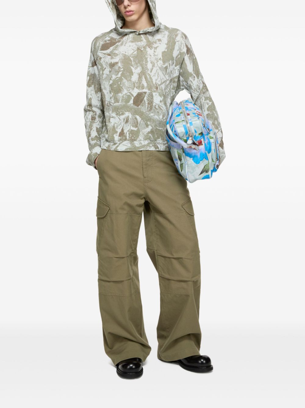 Pantalon vert Acne Studios avec poches cargo