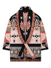 Alanui Geometric Roots cardigan in wool