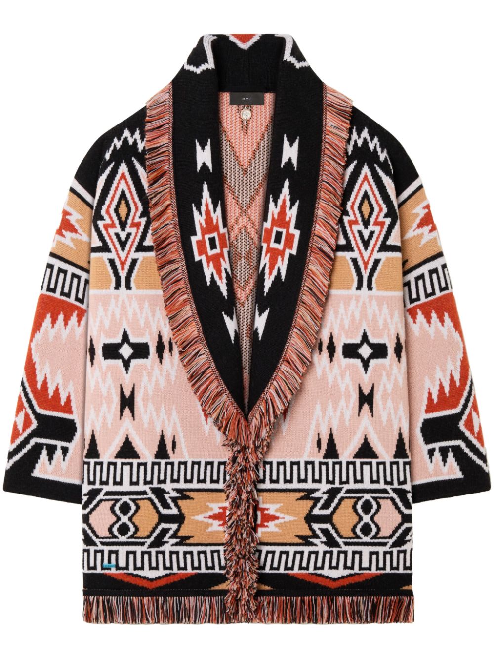 Alanui Geometric Roots cardigan in wool