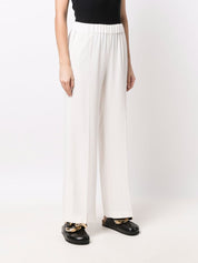 Alberto Biani Trousers White wide leg