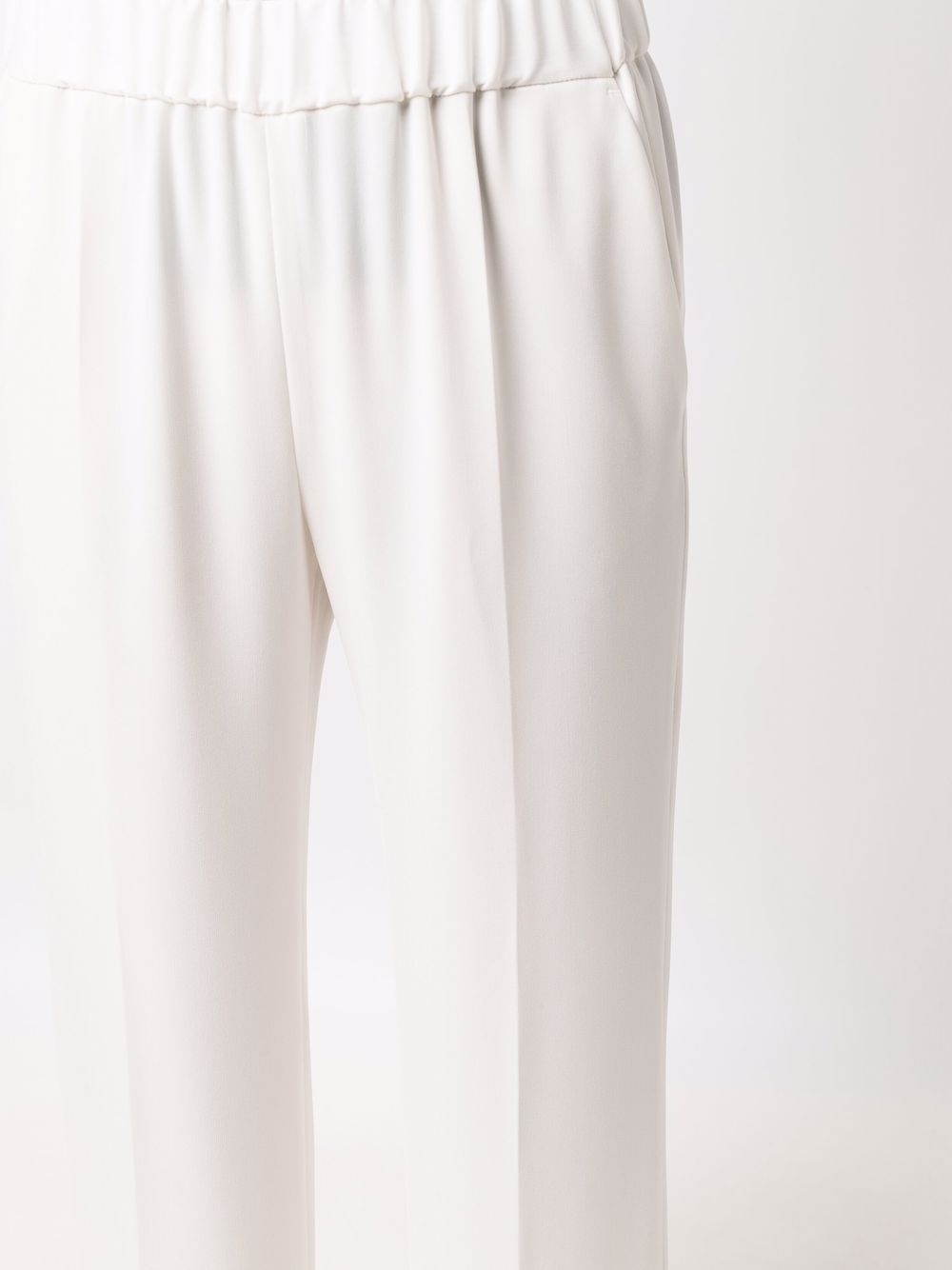 Alberto Biani Trousers White wide leg