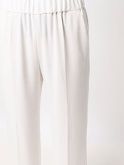 Alberto Biani Trousers White wide leg