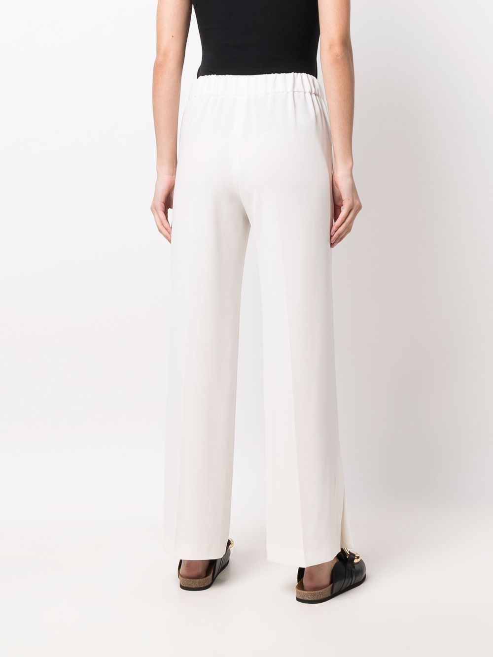 Alberto Biani Trousers White wide leg