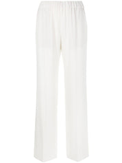 Alberto Biani Trousers White wide leg