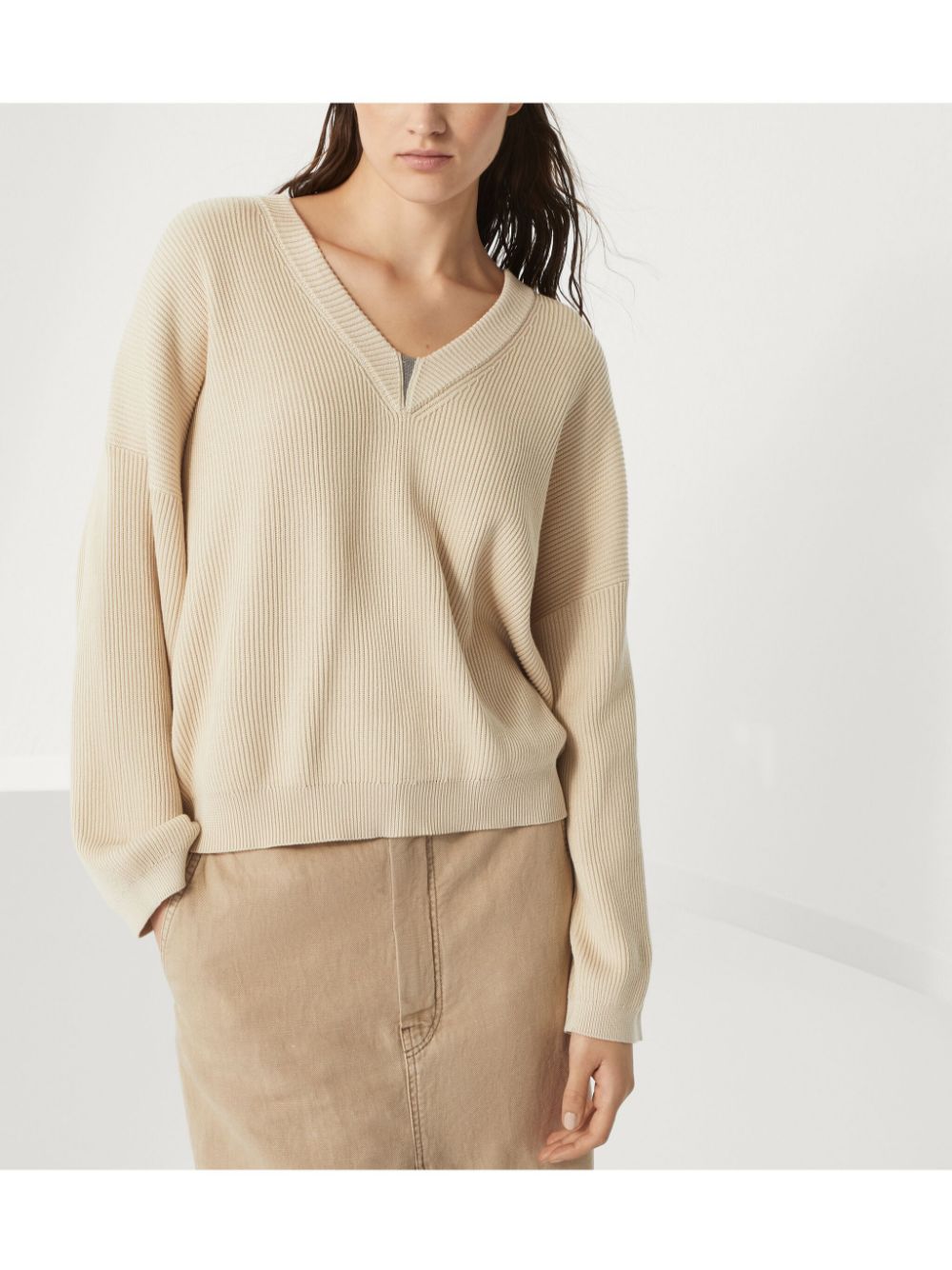 Brunello Cucinelli Sweaters in Beige