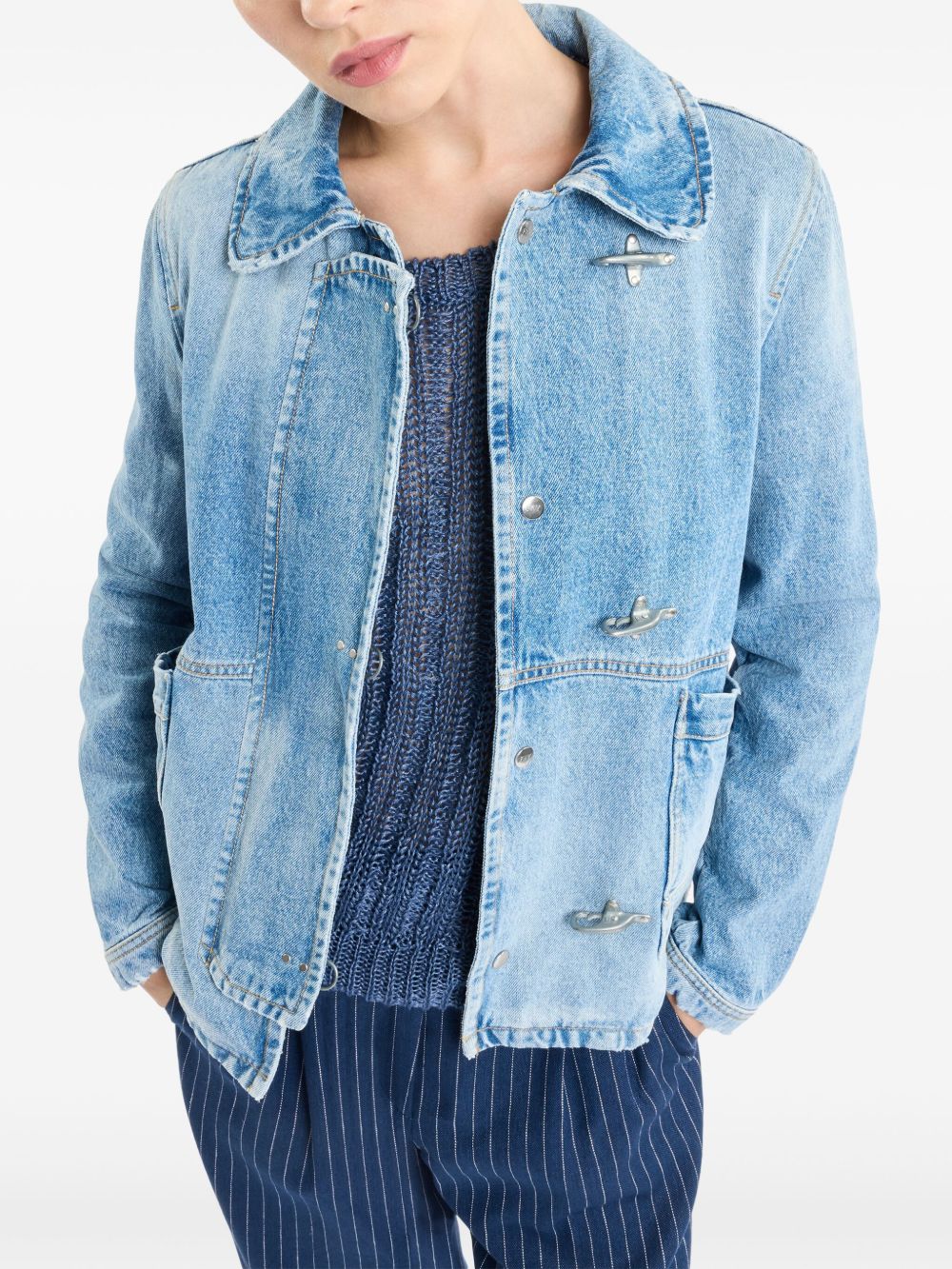 Fay Coats Clear Blue denim jacket