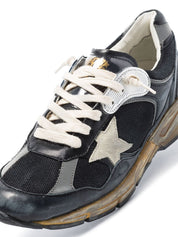 Baskets Golden Goose en cuir noir