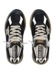Baskets Golden Goose en cuir noir