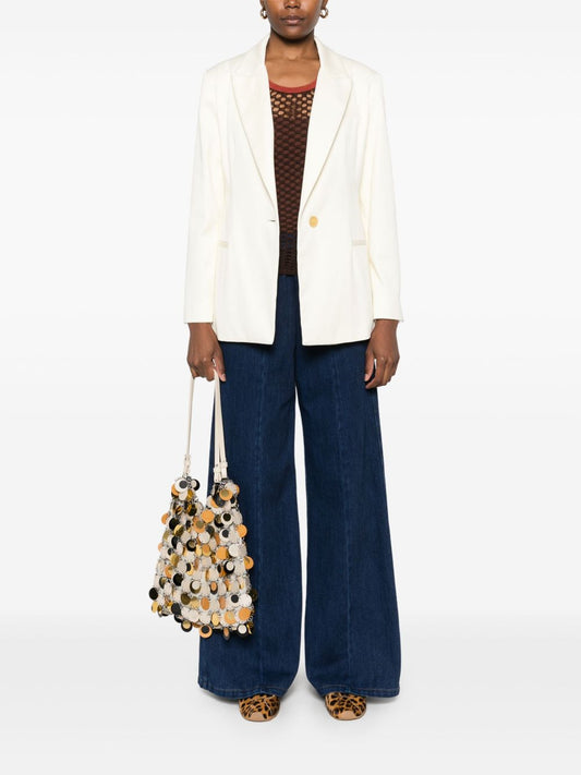 Forte Forte Ivory Tailored Jacket — Refined Fit