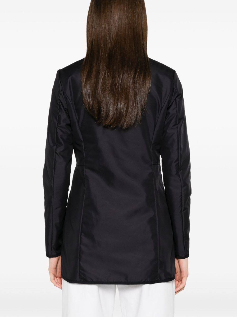 Fay Blue Car Coat — Navy Tailored Car Coat