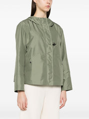 Fay Coats Green short parka coat