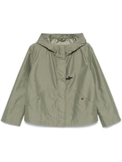 Fay Coats Green short parka coat