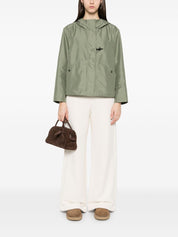 Fay Coats Green short parka coat