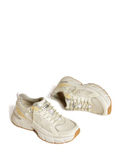 Golden Goose Sneakers Golden panelled design