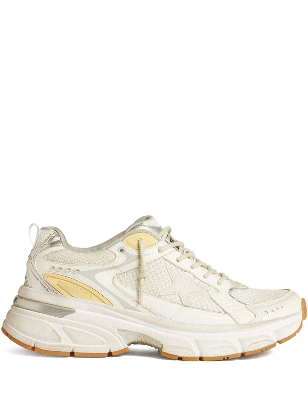 Golden Goose Sneakers Golden panelled design