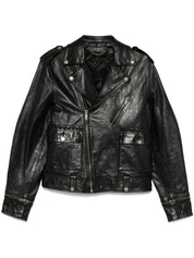 Golden Goose Jackets Black zip fastening