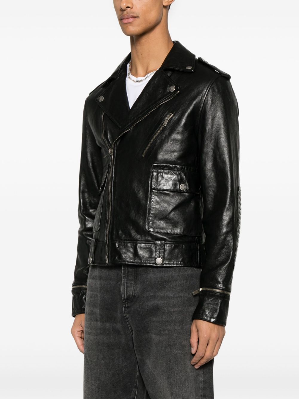 Golden Goose Jackets Black zip fastening