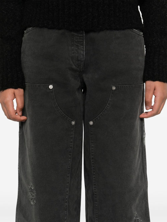 Golden Goose Black Jeans — Distressed Finish