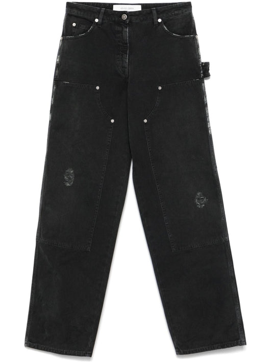 Golden Goose Black Jeans — Distressed Finish