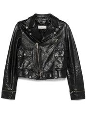 Golden Goose Jackets Black leather jacket