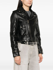 Golden Goose Jackets Black leather jacket