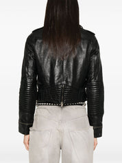 Golden Goose Jackets Black leather jacket
