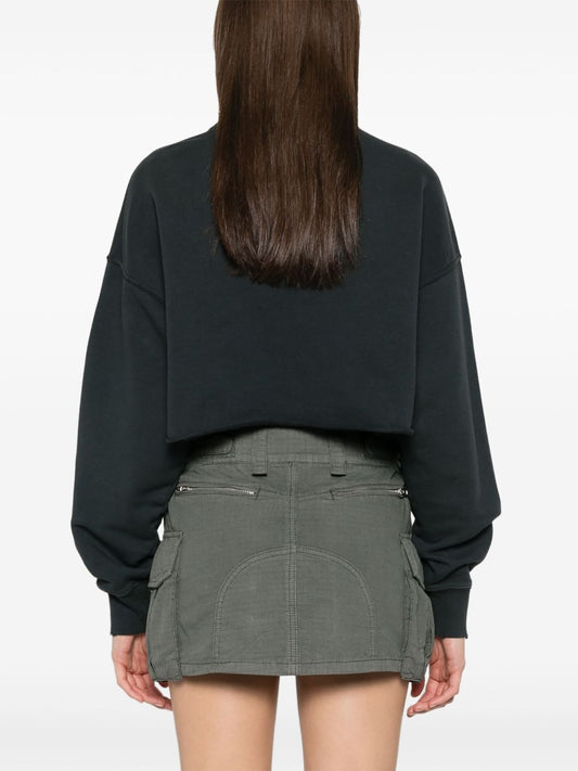 Golden Goose Black Sweater — Crystal-Embellished Knit